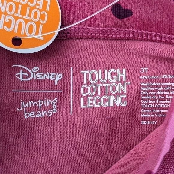 NWT Jumping Beans Disney Minnie Mouse Leggings 3T - Picture 3 of 4